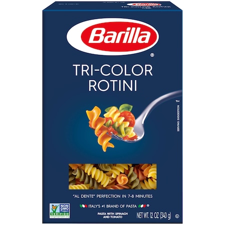 Barilla Barilla Tri-Color Rotini Pasta 12 oz., PK16 1000478381